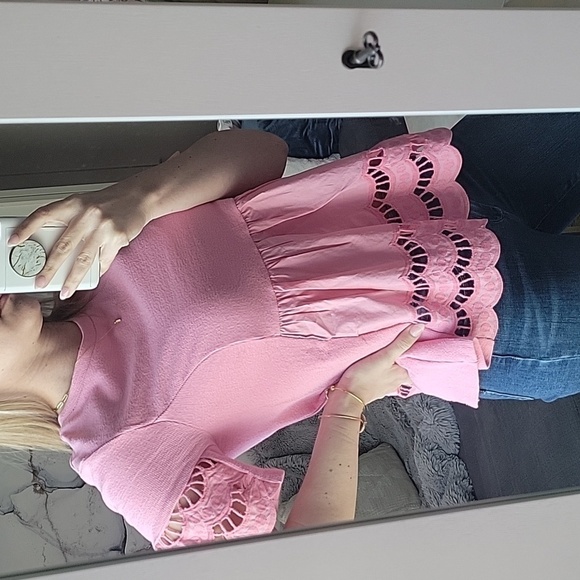 English Factory NWT Short Sleeve Cotton Top - Picture 1 of 10